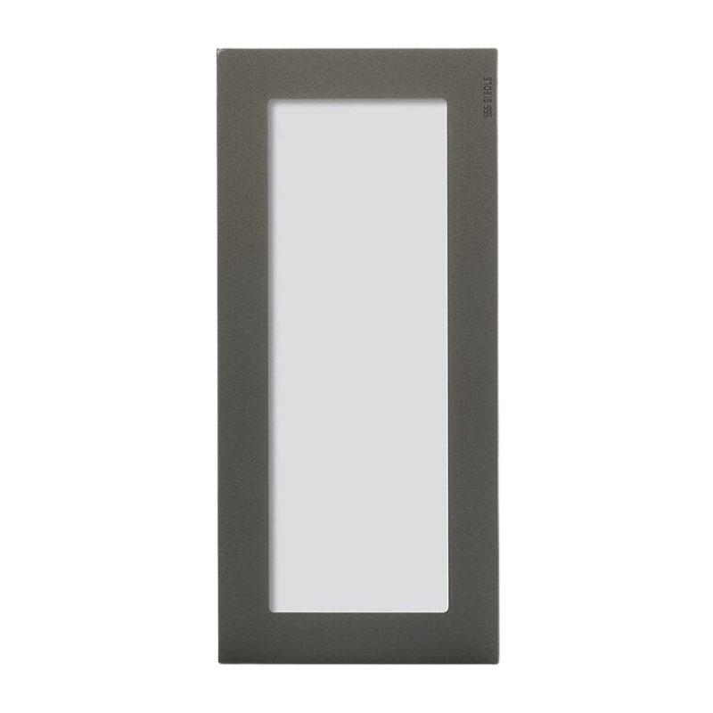 Siedle Nachrüstblende VA/NB 611-3/1-0 – 3-fach, Vario, dunkelgrau glimmer