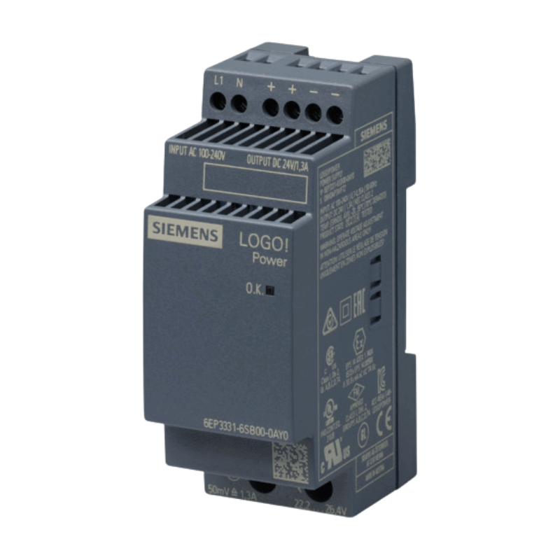 Siemens 6EP3331-6SB00-0AY0 LOGO! POWER Netzteil – 24 V, 1,3 A
