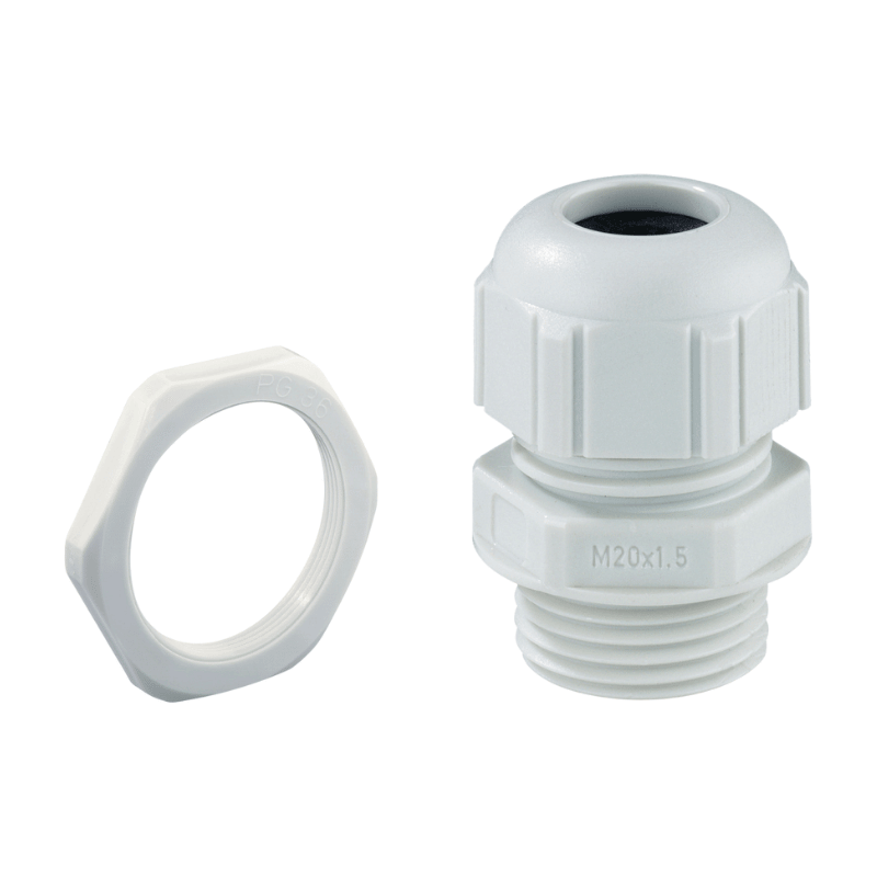 Spelsberg 22743201 Kabelverschraubung – mit Gegenmutter, M32, lichtgrau