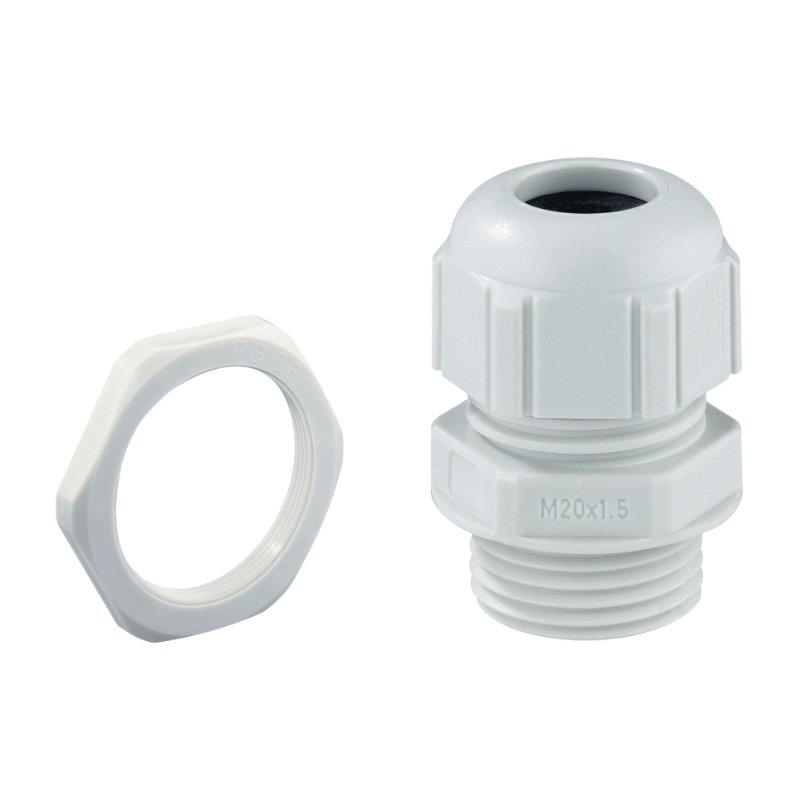 Spelsberg KVRM20-MGM Kabelverschraubung – mit Gegenmutter, M20, weiß