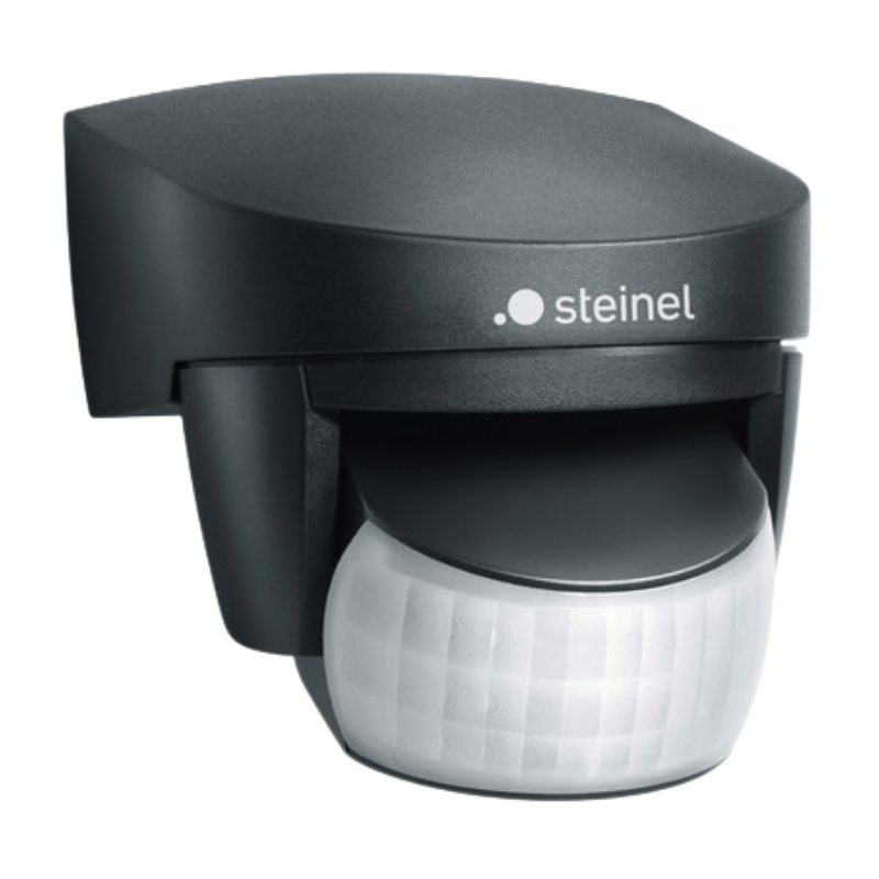 Steinel 608811 Bewegungsmelder IS 140-2 – Passiv IR, AP, IP54, 140°, 14 m, schwarz