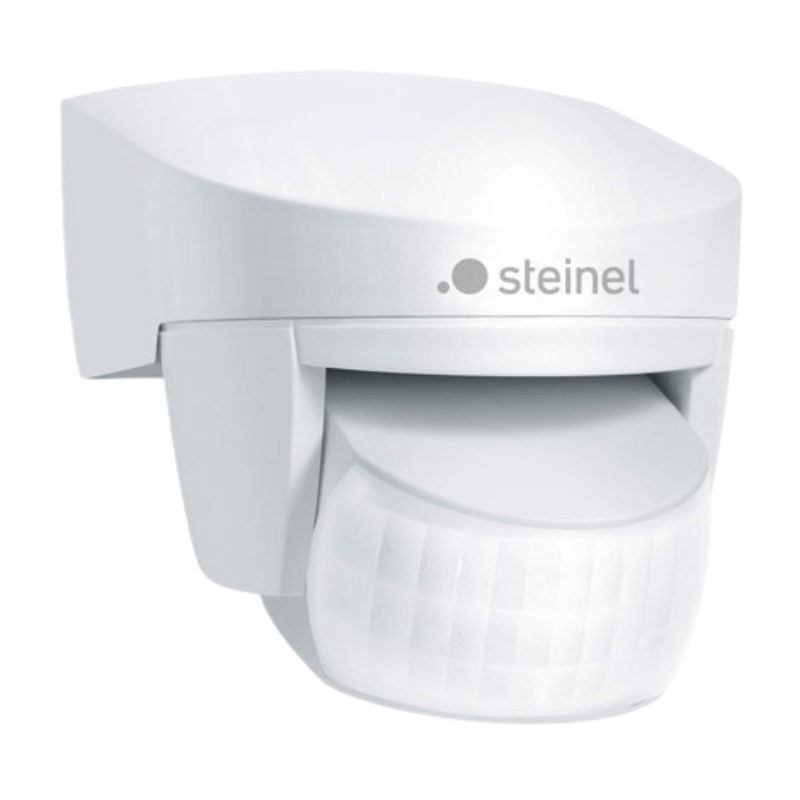 Steinel 608910 Bewegungsmelder IS 140-2 – Passiv IR, AP, IP54, 140°, 14 m, weiß