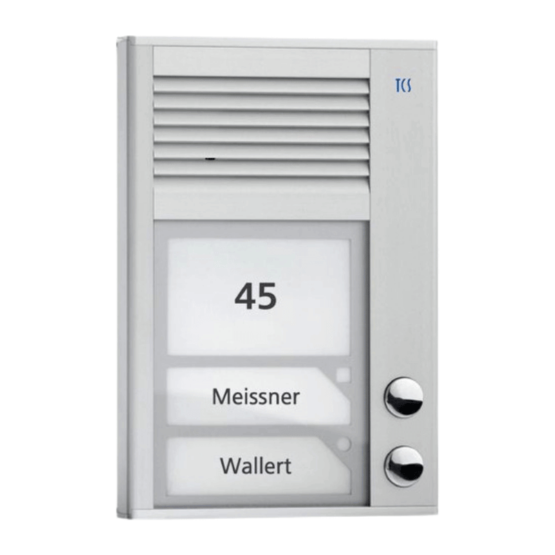 TCS PAK02-EN Kompakt-Außenstation – Aufputz PAK, 2-fach