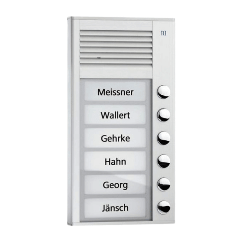 TCS PAK06-EN Kompakt-Außenstation – Aufputz PAK, 6-fach