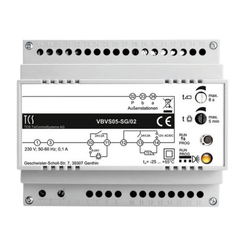 TCS VBVS05-SG/02 Versorgungs- und Steuergerät – für Audio- und Video-Anlagen, 1 Strang