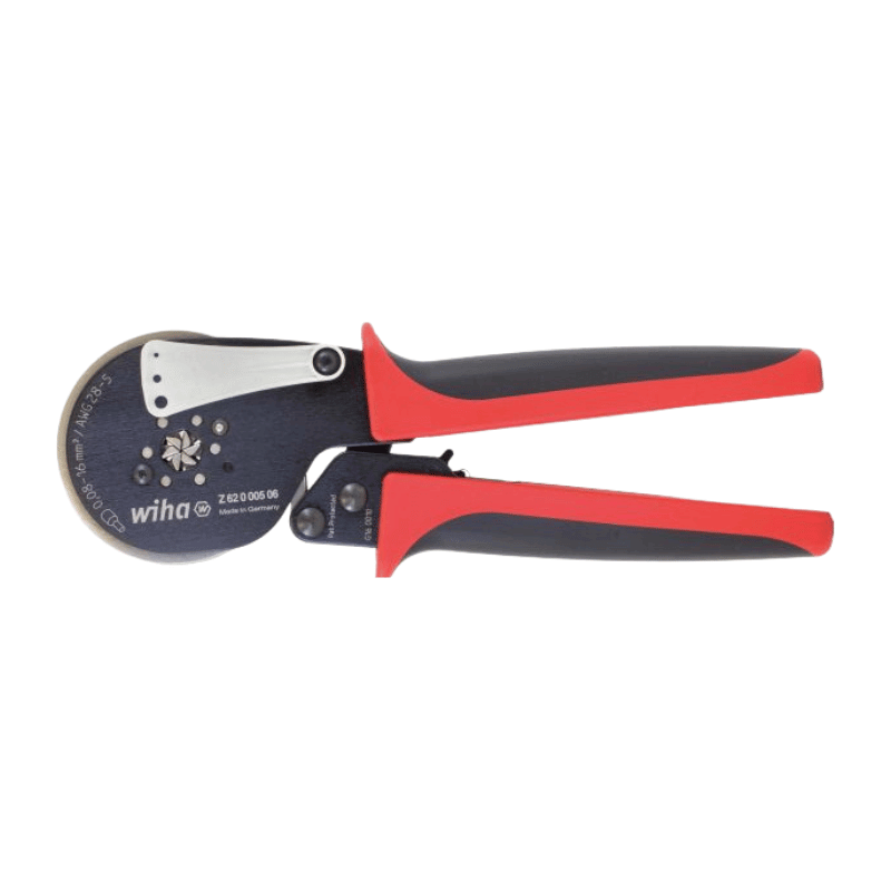Wiha Z62000506SB Crimpwerkzeug 210 mm – für Aderendhülsen, 0,08–16 mm², Sechskantpressung