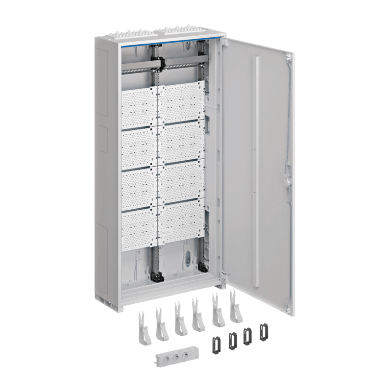Hager Multimediaschrank ZB32NW – 1100x550 mm, universZ, IP44, 2-feldig