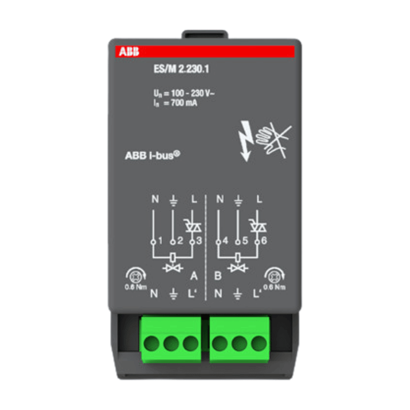 ABB ES/M2.230.1 Heizungsaktormodul für Raumcontroller – 230 V