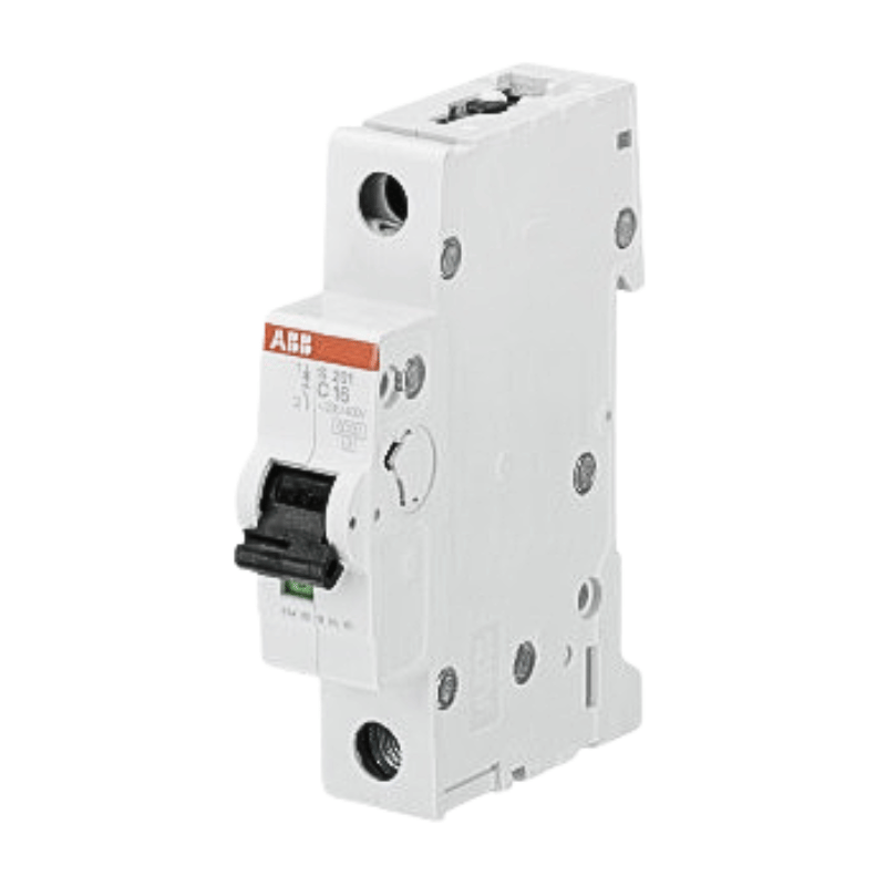 ABB Leitungsschutzschalter S201-C16 – 1-polig, Typ C 16A, 6kA, 230 V
