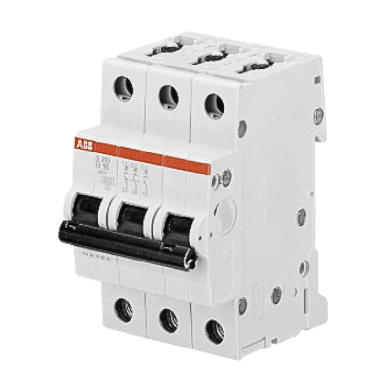 ABB Leitungsschutzschalter S203-B16 – 3-polig, Typ B, 16A, 6kA, 400 V