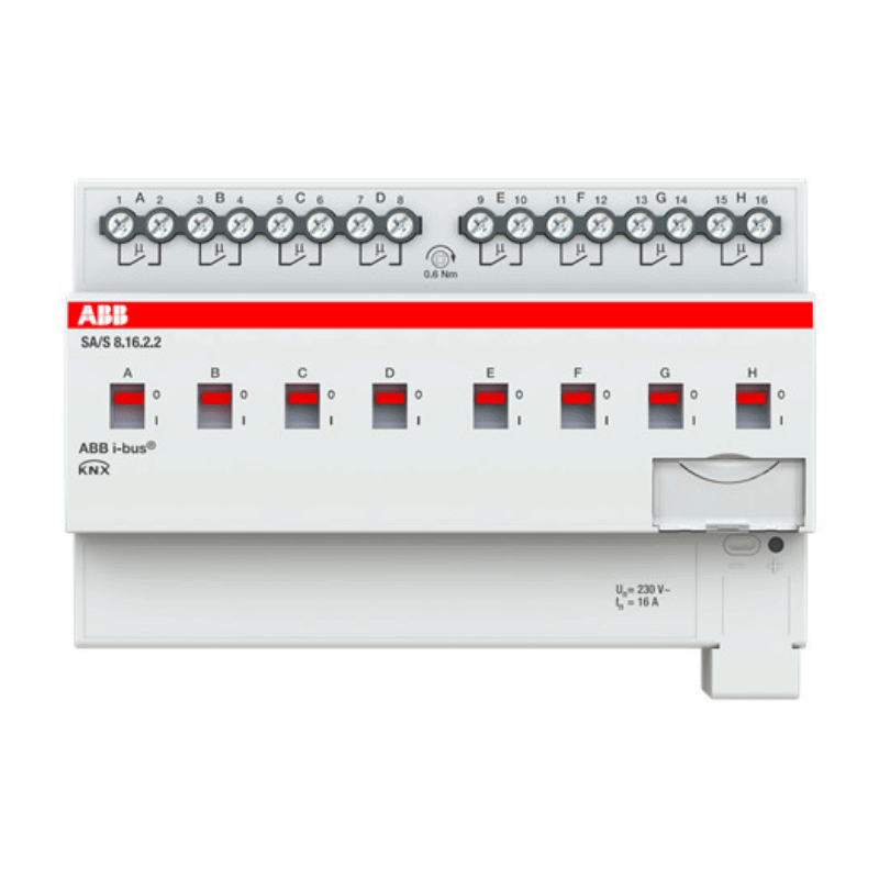 ABB SA/S8.16.2.2 KNX-Schaltaktor – 16 A, 8-fach
