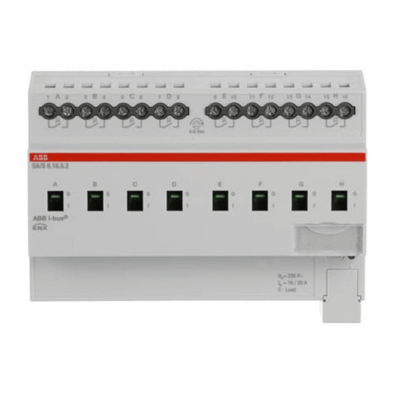 ABB SA/S8.16.5.2 KNX-Schaltaktor – 16 A C-Last, 8-fach