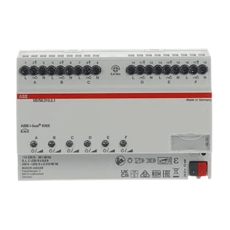 ABB KNX-Dimmaktor UD/S6.210.2.1 – 6-fach, 230V, 6x210W/VA, REG, LED