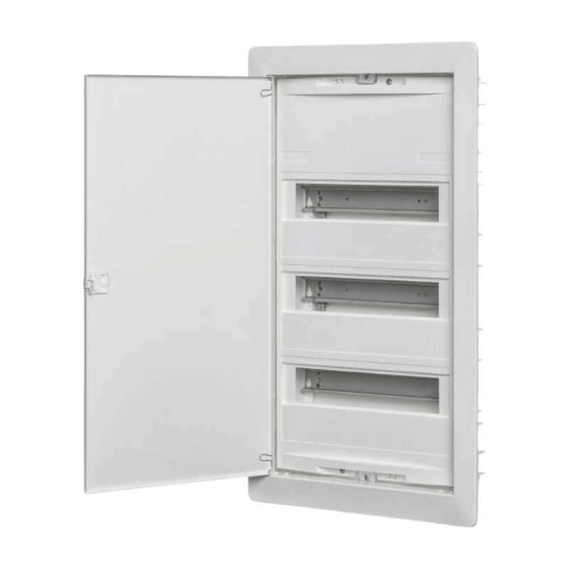 ABN A36UP Kleinverteiler – Amigo, 3-reihig, UP, Volltür, 330×585×90 mm