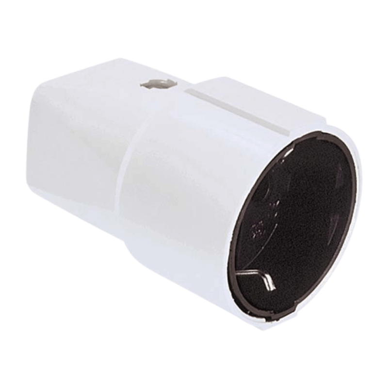 Bachmann 912.270 Schutzkontakt-Kupplung – weiß, PVC, zentral