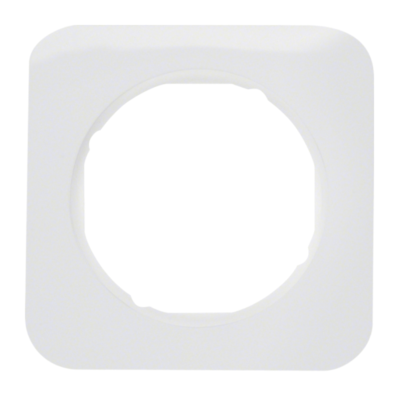 Berker 10112189 Rahmen – R.1, 1-fach, polarweiß glänzend