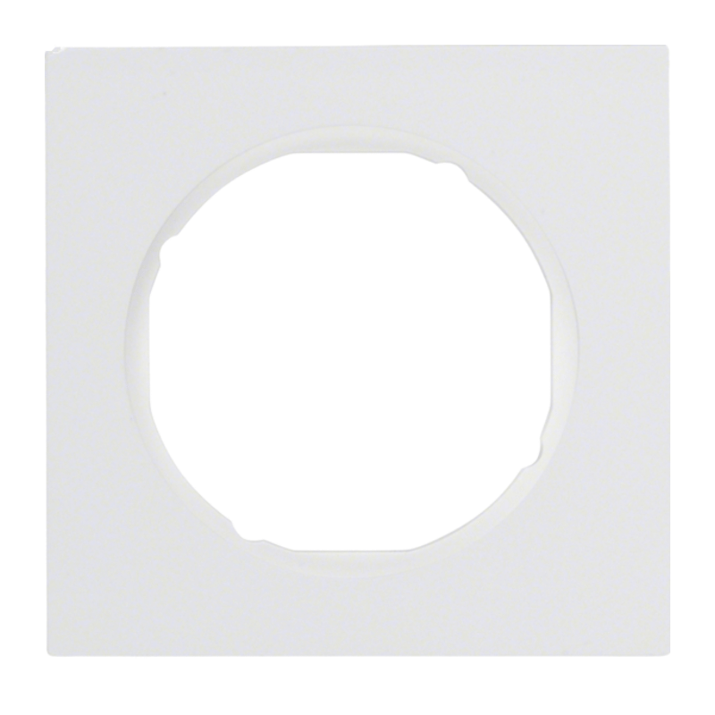 Berker 10112289 Rahmen – R.3, 1-fach, polarweiß glänzend