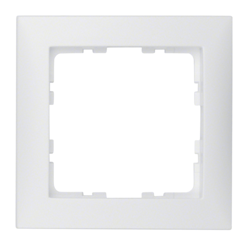 Berker 10119909 Rahmen – 1-fach, S.1, polarweiß matt