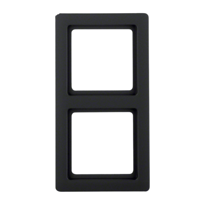 Berker 10126086 Rahmen – Q.1, 2-fach, anthrazit samt