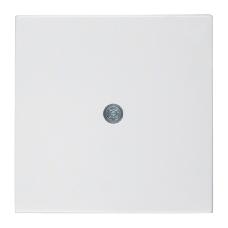 Berker 10198989 Abdeckung für Kabelauslass und VDo-Anschlussdose – S.1/B.3/B.7, polarweiß glänzend