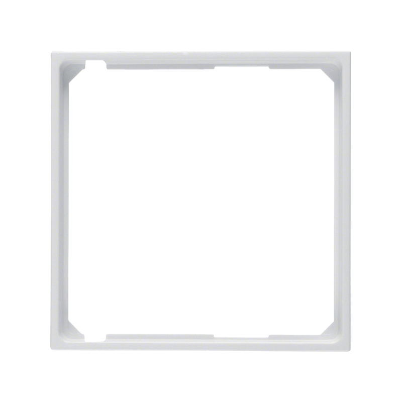Berker 11098989 Zwischenrahmen – S.1/B.3/B.7, 50x50mm, einrastbar, polarweiß glänzend