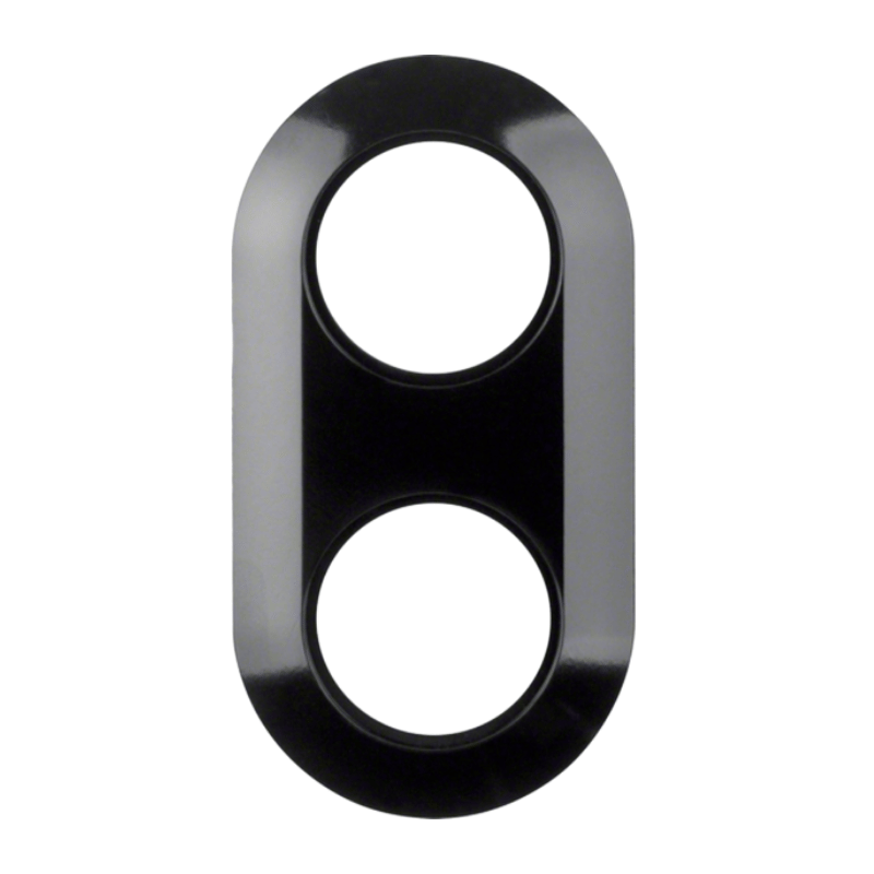 Berker 138121 Rahmen – Serie 1930, 2-fach, schwarz glänzend