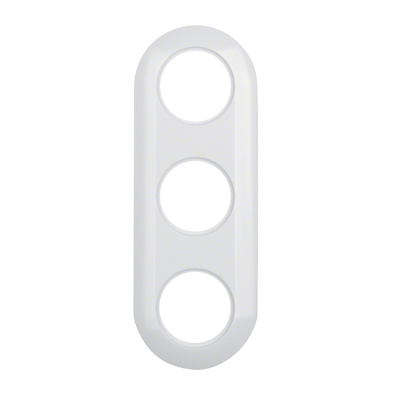 Berker 138139 Rahmen – Serie 1930, 3-fach, polarweiß glänzend