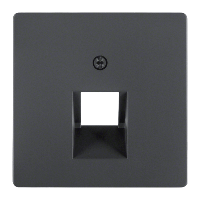 Berker 14076086 Netzwerkabdeckung – Q.1/Q.3, UAE, anthrazit samt