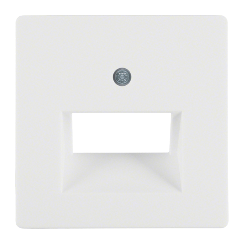 Berker 14096089 Netzwerkabdeckung – Q.1/Q.3, 2-fach, UAE, polarweiß samt