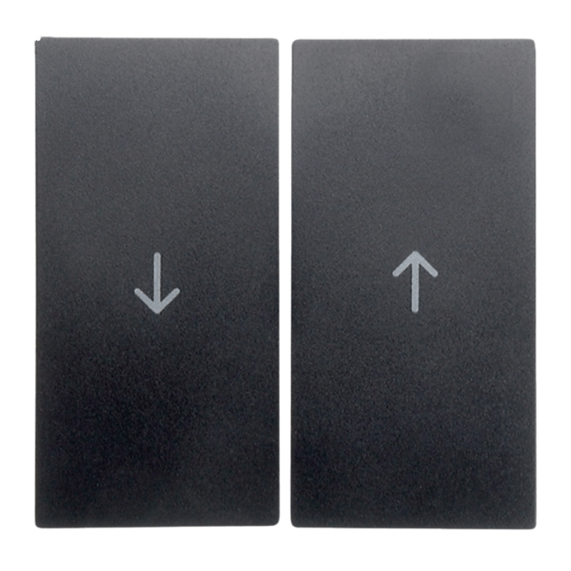 Berker 16251606 Wippe – S.1/B.3/B.7, 2-fach, Pfeil Symbole, anthrazit matt