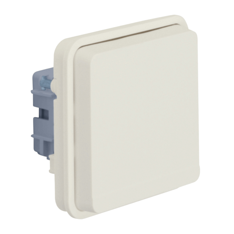 Berker 47063522 Schuko-Steckdosen-Einsatz – W.1, mit Klappdeckel, polarweiß