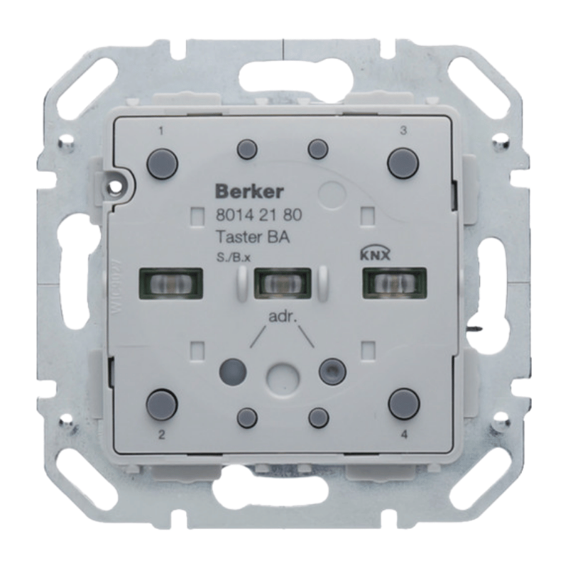 Berker 80142180 KNX Tastsensor – S.1/B.3/B.7, 2-fach