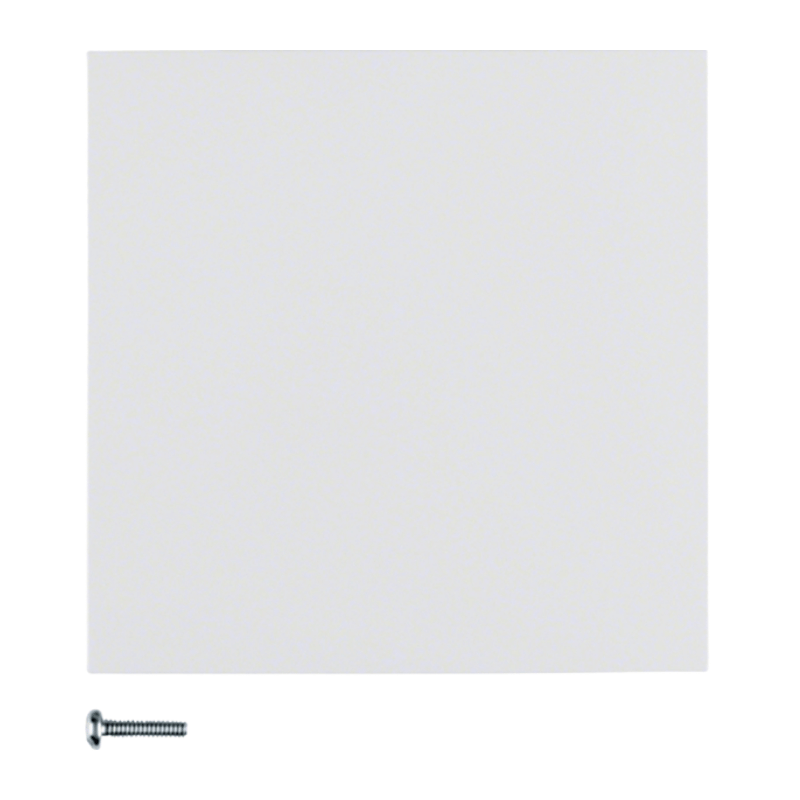Berker 85141189 Tastdimmerabdeckung – S.1/B.3/B.7, 1-fach, polarweiß glänzend