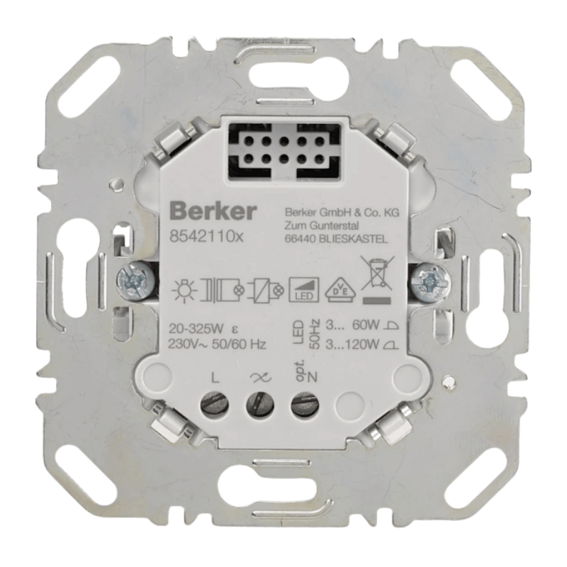Berker 85421100 Universal-Tastdimmer – 1-fach, R/L/C/LED