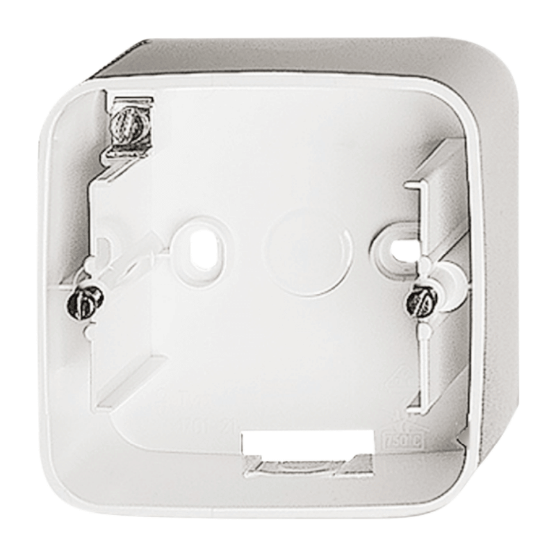 Busch-Jaeger 1701-214 Aufputzgehäuse – Reflex SI, 1-fach, alpinweiß