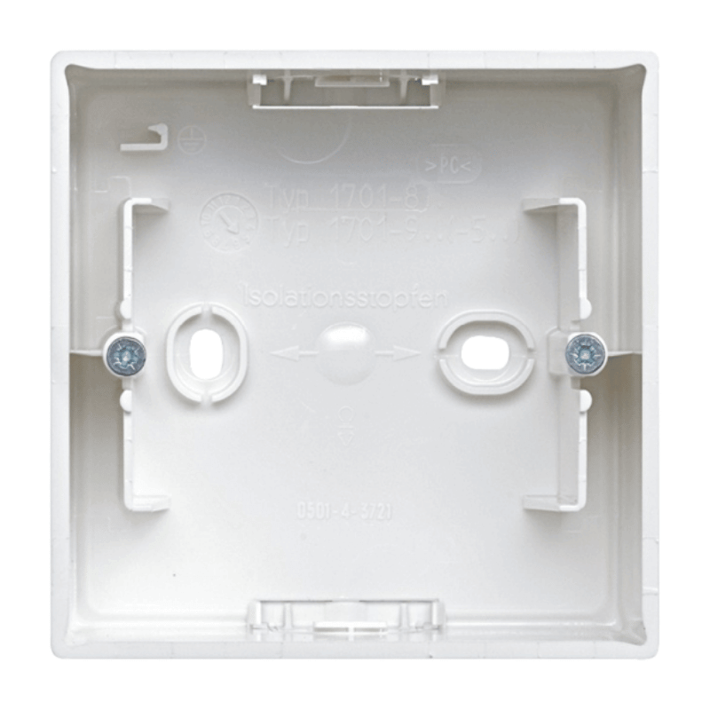 Busch-Jaeger 1701-914 Aufputzgehäuse – Balance SI, 1-fach, alpinweiß