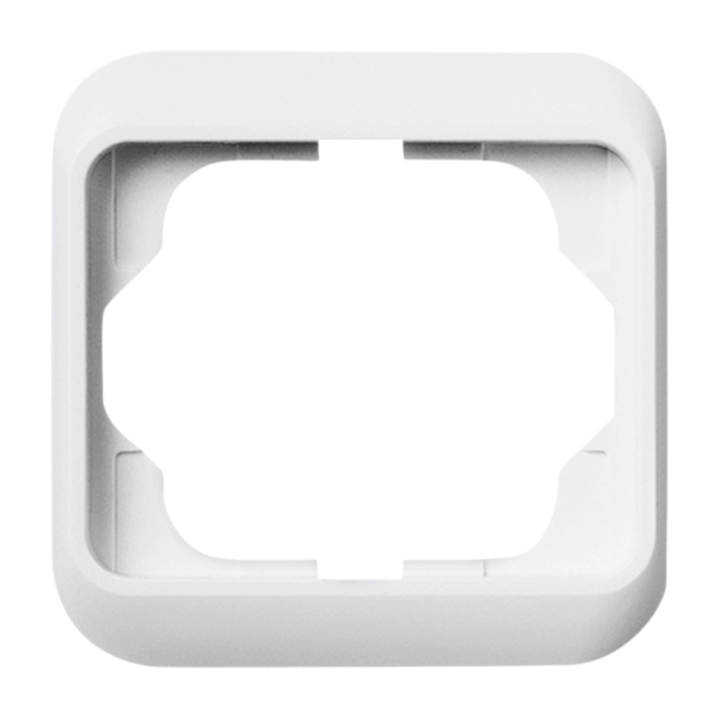 Busch-Jaeger 1721-24G Rahmen – Alpha Nea, 1-fach, studioweiß hochglanz