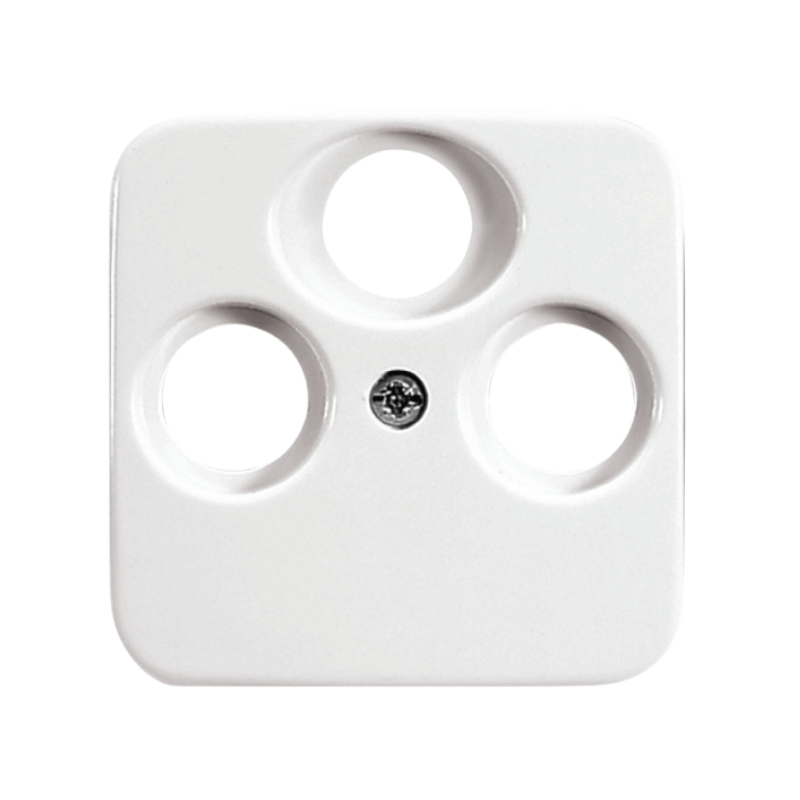 Busch-Jaeger 1743-03-214 Abdeckung Antennendose – Reflex SI, 3-fach, alpinweiß