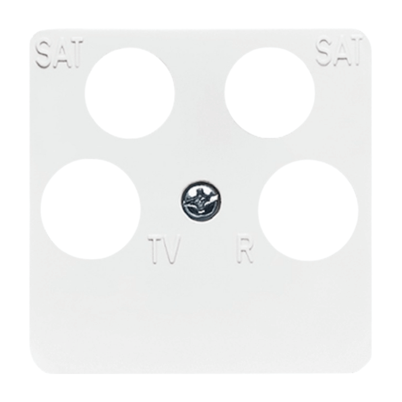 Busch-Jaeger 1743/10-04-214 Antennenabdeckung – Balance SI, 4-fach, alpinweiß