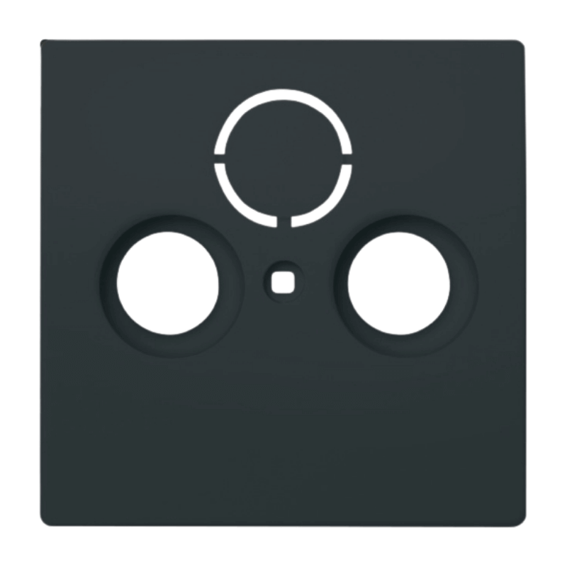 Busch-Jaeger 1743-81 Abdeckung Antennendose – Future Linear, 2-fach, anthrazit