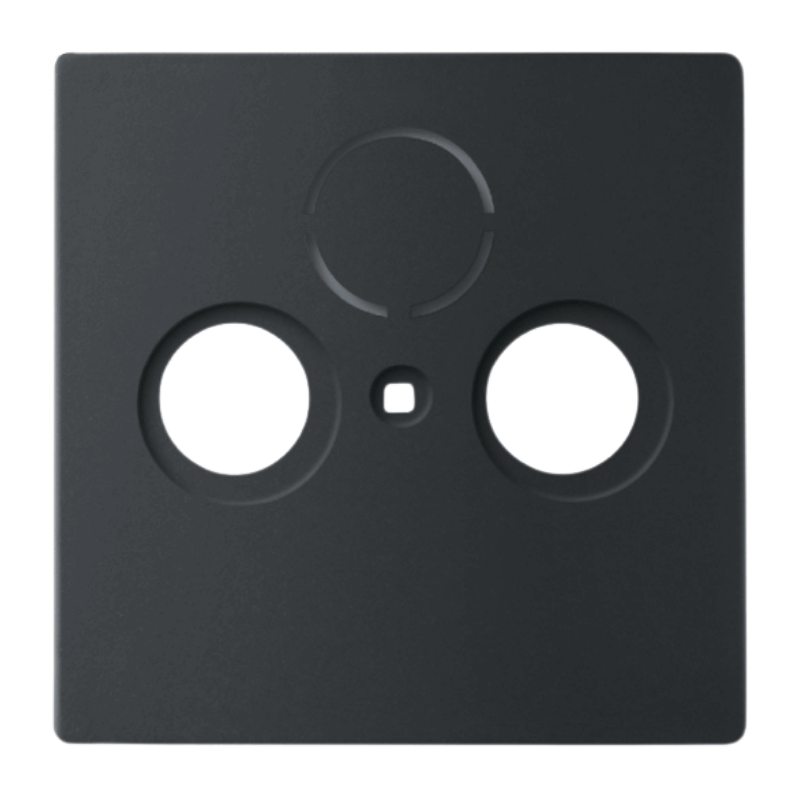 Busch-Jaeger 1743-885 Antennenabdeckung – Future Linear, 2-fach, schwarz matt