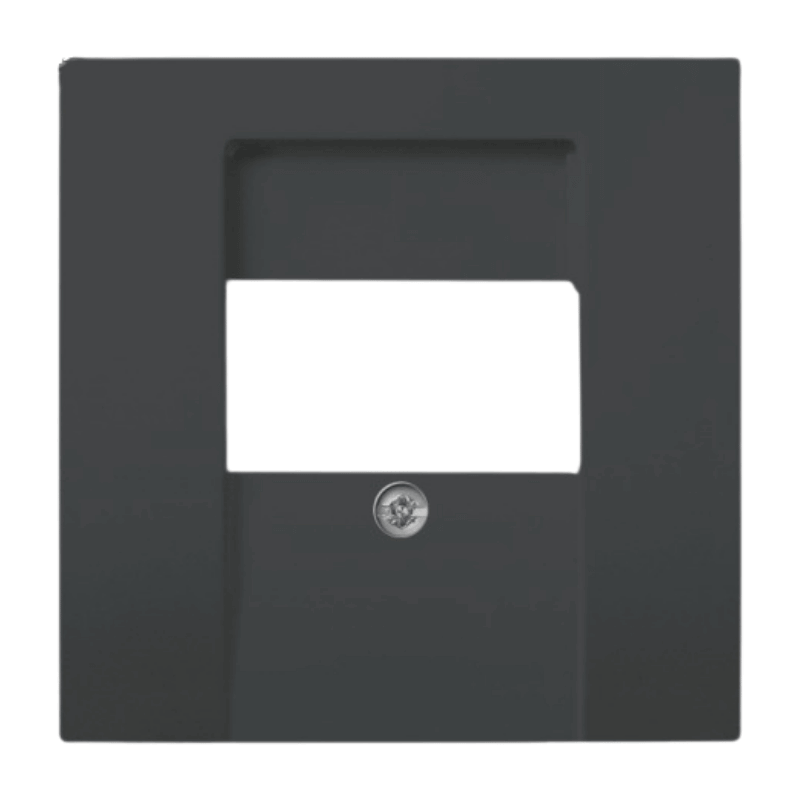Busch-Jaeger 1766-885 Telefonabdeckung – Future, Standard, schwarz matt