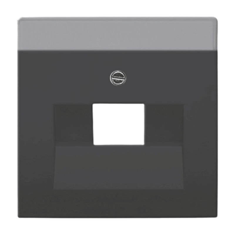 Busch-Jaeger 1803-885 Netzwerkabdeckung – Future, 1-fach, schwarz matt