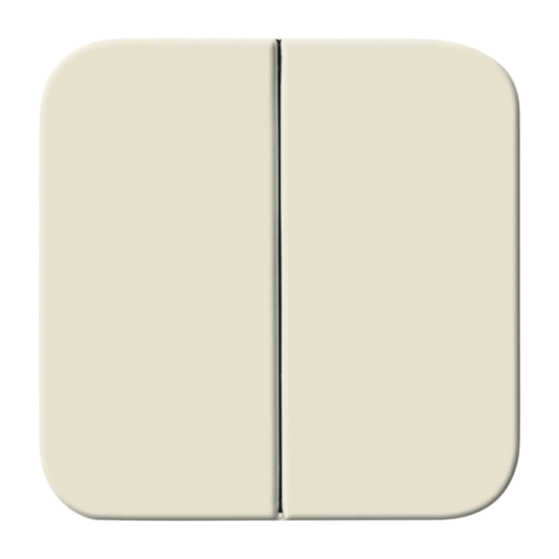 Busch-Jaeger 2505-212 Wippe – Duro 2000, 2-fach, cremeweiß