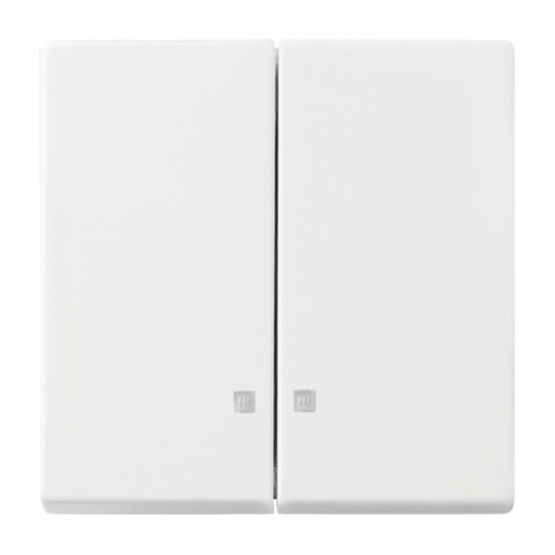 Busch-Jaeger 2505K-914 Kontrollwippe – Balance SI, 2-fach, alpinweiß