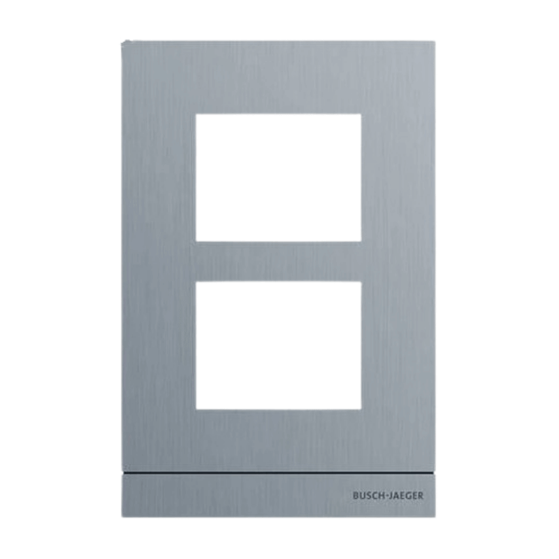 Busch-Jaeger 41392CF-S-03 Frontplatte Audio Welcome – Gr. 1/2, edelstahl