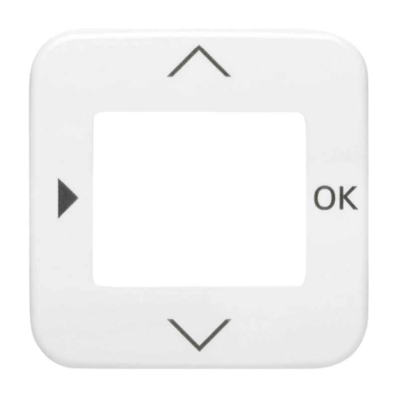 Busch-Jaeger 6435-214 Timer-Zentralscheibe – Reflex SI, Display, alpinweiß