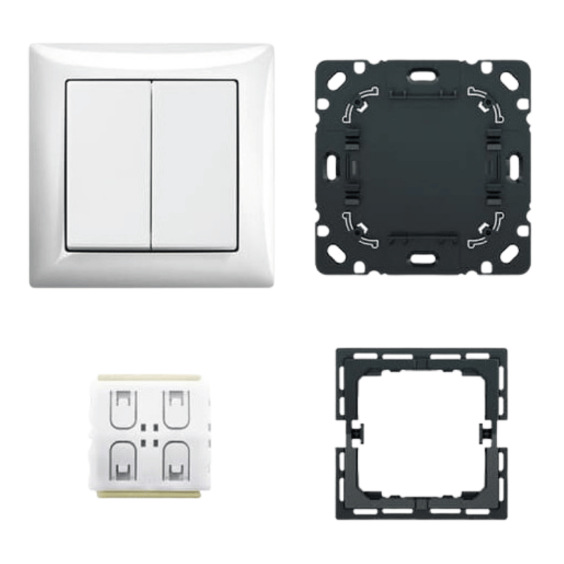 Busch-Jaeger 6716/01UJ-914 Wandsender-Set FoH Balance – weiß