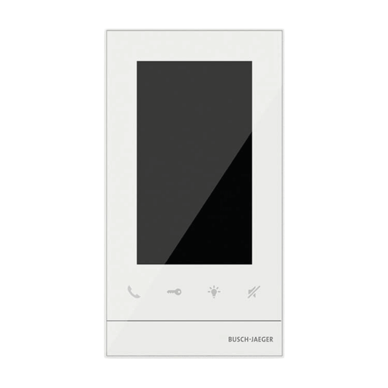 Busch-Jaeger 83222U-611 Innenstation Video – Welcome, 5 Zoll, Touch, Glas, Weiß