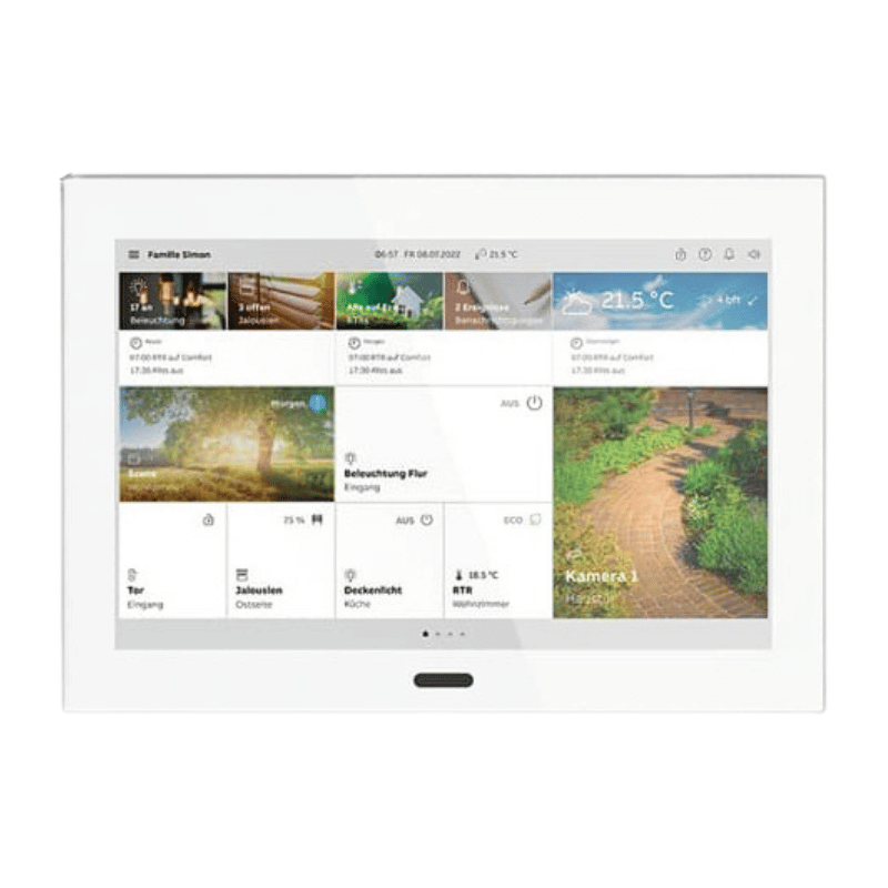 Busch-Jaeger ST/U10.1.11-811 KNX-Touchpanel – SmartTouch, 10 Zoll, weiß / edelstahl